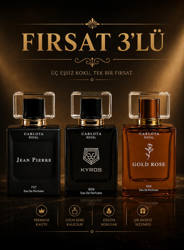Lüksü Uygun Fiyata Deneyimleyin: Efsane 3'lü Seti